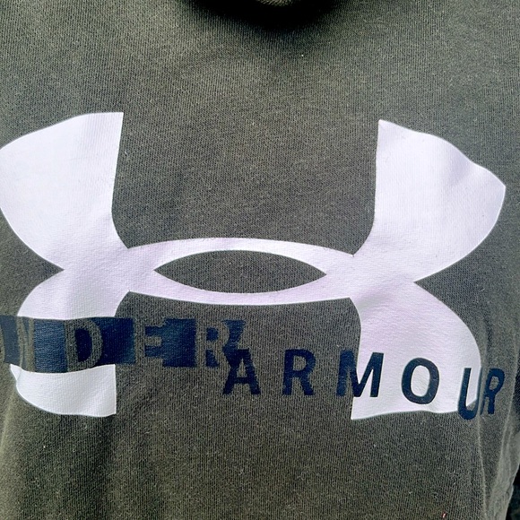 EUC under armor forest green hoodie - Picture 2 of 11